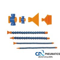 절삭유 자바라 씨디씨뉴매틱 호스 플라스틱 노즐 유공압 피팅스퀘어 2 중형 6 3 8나사