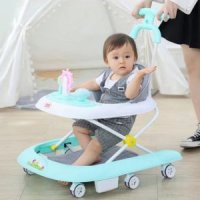 걸음마 보조기 아기 무소음 바퀴 보행기 오다리 방지 신생아 걷기 연습 장난감
