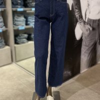 Calvin Klein Jeans 캘빈클라인진 CK 여성 하이라이즈 와이드 핏 린스 데님 - Calvin Klein Jeans J222194