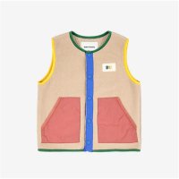 23FW 보보쇼즈 COLOR BLOCK POLAR FLEECE VEST