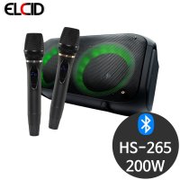 ELCID HS-265 200W 블루투스 버스킹 공연용 스피커