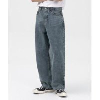 TOFFEE 기장 벌룬핏 데님 와이드 팬츠 G BLEACH BALLOON FIT WIDE DENIM PANTS