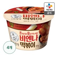 미정당 비엔나떡볶이 용기형 300Gx4개