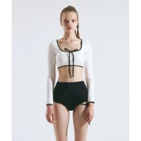 비나제이 리본 라인 클래식 비키니 브라탑 Ribbon line classic bikini bra top