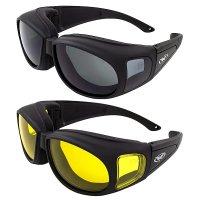 글로벌비젼 아웃피터 바이크고글 방풍고글 GLOBAL VISION Outfitter Padded Fit-Over Safety Sunglasses