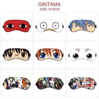 GINTAMA 여성용 애니메이션 아이 마스크 긴토키 신파치 카구라 사다하루 만화 소프트 아이패치 수면 아이쉐