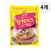 오뚜기 핫케이크 믹스 가루 재료 베이킹 간식 1kg 4개