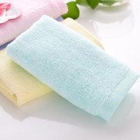 Manufacturers selling bamboo fiber thickening Small towel infant baby wipes pure color hand towel