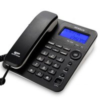 발신자표시 유선전화기 수신발신 번호저장기능 블랙 911