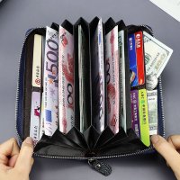 칸칸 나눔 지폐 여행용 아코디언 장지갑 지퍼 디자인 고급진 현금