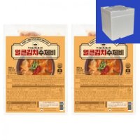 노브랜드 푸딩팩토리 얼큰 김치수제비 냉동 350g 4개 아이스박스