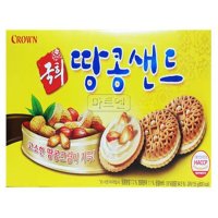 크라운 국희 땅콩샌드 155g x 12개