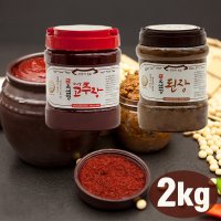 전통 장맛 명가 옥샘정 국산콩 된장 2 3kg 보리쌀 고추장 2kg 우리농산물