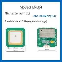 RFID스티커 태그 아파트출입카드 Fonkan UHF RFID 라즈베리 PI 액세스 제어 카드 안테나 통합 리더 2 35x35 1dBi EU