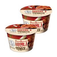 CJ제일제당 cj제일제당 미정당비엔나떡볶이 용기형 300g 2개 1세트