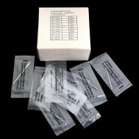 100pcs piercing needles pins lot surgical steel disposable body piercing needles sterilized permanen