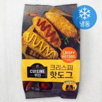 동원 퀴진 크리스피핫도그 냉동 400g 1개 one option