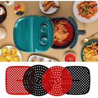 Non-stick Air Fryer Baking Mat Cake Grilled Saucer Silicone Mat kitchen Accessories Pastry Tools Ac