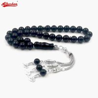 코코링 Alashan 오닉스 Tasbih 남자 비즈 석 팔찌 선물 Eid misbaha 이슬람 액세서리 기도