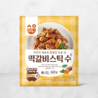 삼양 떡갈비 스틱수 420g 냉동 떡갈비 대용량 함박스테이크