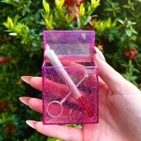 Glitter Cigarette Box Case for 20 pcs King Size Cigarette Smoking Accessory