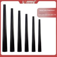 LOMMI 1PC Handcarved Ebony 첼로 지판 Beveled Finished 4 4 1 2 크기 모양의 부분