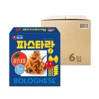 농심 파스타랑 볼로네제 180g x 6개