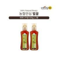 농협안심벌꿀 때죽나무 꿀 500g x 2병