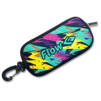 Flow 수영 고글 케이스 - 수영 고글용 부드러운 네오프렌 케이스 백팩용 가방 클립 로드 도그