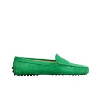 W 토즈 고미노 스웨이드 드라이빙 슈즈 그린 W Tod s Gommino Suede Driving Shoes Green