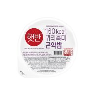 햇반 귀리 흑미 곤약밥 150g x 24개