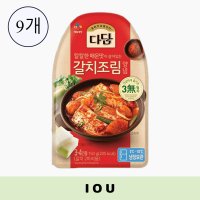 다담 갈치조림양념 양념 국물류 전골류 찌개음식 간편요리 150G 9개