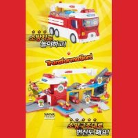 4살남아 변신소방차 뽀로로 자동차장난감 아기자동차장난감