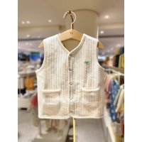 블루독베이비 10 23FW CR 다람이퀼팅VEST 43A7003001