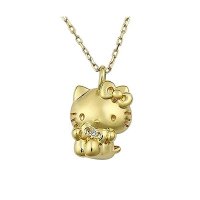 헬로 일본 헬로키티목걸이 Hello Kitty KT 18금 헬로키티 다이아 쁘띠목걸이