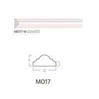 데코 몰딩 2 4m 미가 참숯 1BOX 56EA M017-W 22X13T