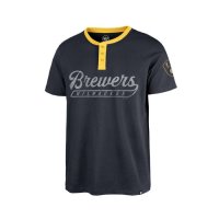 밀워키 브루어스 05 MLB 남자 반팔티 WEST END 47 HENLEY TEE