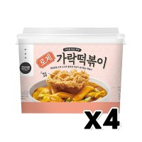 바르다김선생 바르다김선생 로제 가락떡볶이 즉석용기컵 242g x 4개