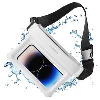 Sinjimoru 방수드라이백 Clear Waterproof Fanny Pack Dry Bag Adjustable Strap Floating Crossbody Waist