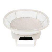 4moms MamaRoo Sleep Bassinet 유기농 저지 면 시트  세탁기 사용 가능  오트밀