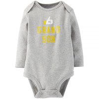 Carters 남아용 슬로건 바디수트 헤더 9개월용