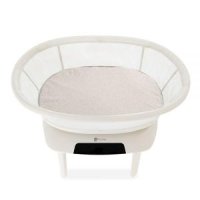 4moms MamaRoo Sleep Bassinet 유기농 저지 면 시트  세탁기 사용 가능  오트밀