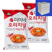노브랜드 미미네 오리지널 매콤 떡볶이 냉동 570g 6봉 아이스박스