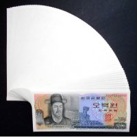 한국은행 이순신 500원 미사용 지폐