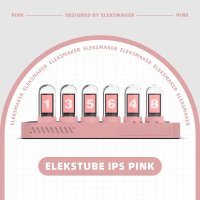 EleksMaker EleksTube IPS 레트로 글로우 아날로그 닉시 튜브 Elekstube 시계 IPS 6 비트