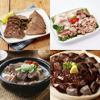 토종 찰 찹쌀 순대 허파 간 염통 내장 돼지부속 순대국 곱창전골  15. (특)얼큰순대국 700g