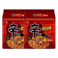 농심 혼밥 신라면볶음면(131gx4) x 8봉 간편식 캠핑 부식 탕비실 존맛탱 부대찌개 자취 1박스