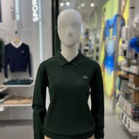 라코스테 LACOSTE 여성 골프 카라 풀오버 딥그린 AF705E53NYZP