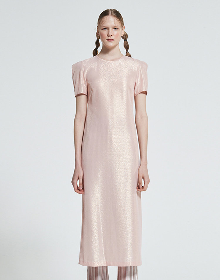 [워브먼트] Pearly Slim Dress PINK WBAFOP010PK