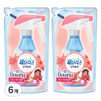 페브리즈 섬유탈취제 다우니 에이프릴향 리필  320ml  6개